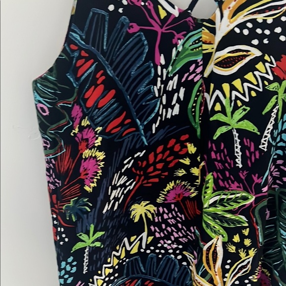 Colorful Patterned Sleeveless Dress - Picture 4 of 4